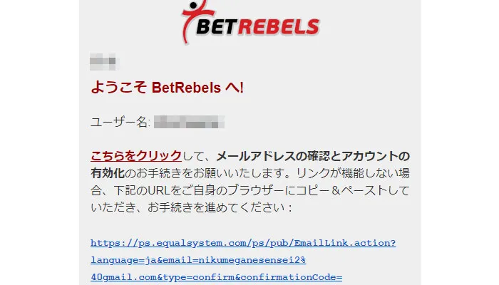 ベットレベルズ入金不要ボーナス登録画面4