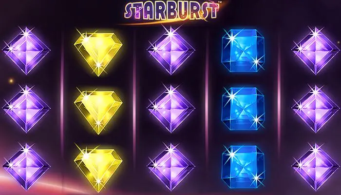 カジノミーのスロットランキング5位「Starburst」