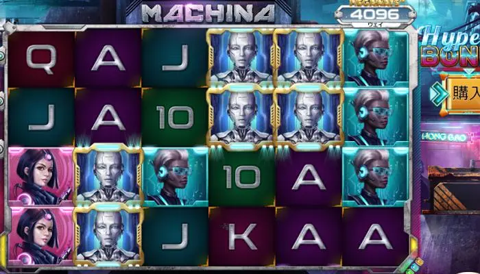 カジノミーのスロットランキング8位「Machina」