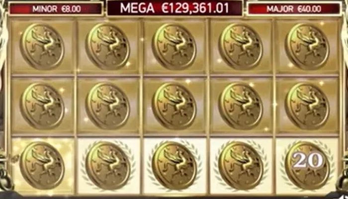 Divine Fortuneのジャックポット「MEGA」