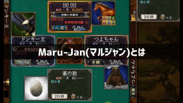 プロも賛成するMaru-Jan(マルジャン)を徹底解説！