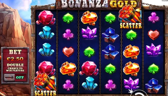 ワンダーカジノのスロットランキング8位「Bonanza Gold」